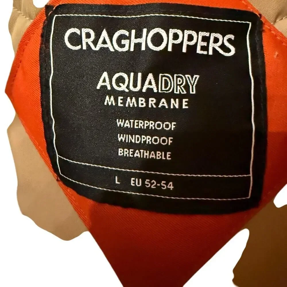 Craghoppers EU Large Mens Winter Coat Orange - Picture 4 of 6